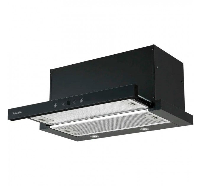 Витяжка кухонна Fabiano Smart 60 Lux Black Glass