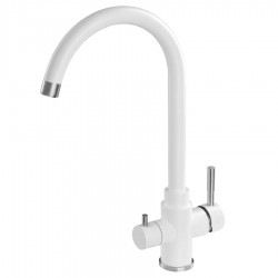 Смеситель кухонный Fabiano SKFC 90 ST Alpine White