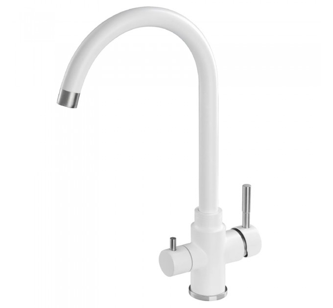 Смеситель кухонный Fabiano SKFC 90 ST Alpine White