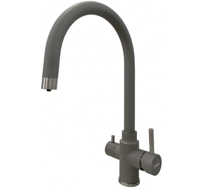 Смеситель кухонный Fabiano SKFC 90 ST Grey Metallic