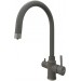 Смеситель кухонный Fabiano SKFC 90 ST Grey Metallic