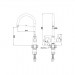 Смеситель кухонный Fabiano SKFC 90 ST Grey Metallic