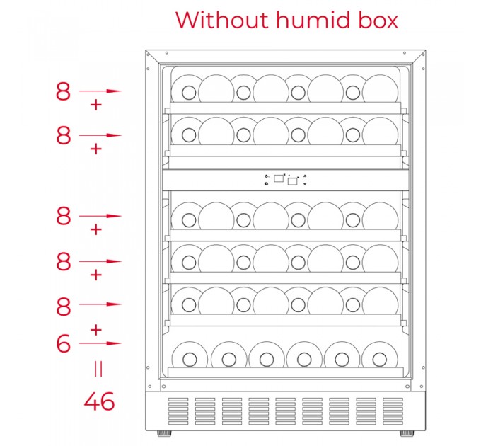 Вбудована винна шафа Teka RVU 20046 (113600008) чорний