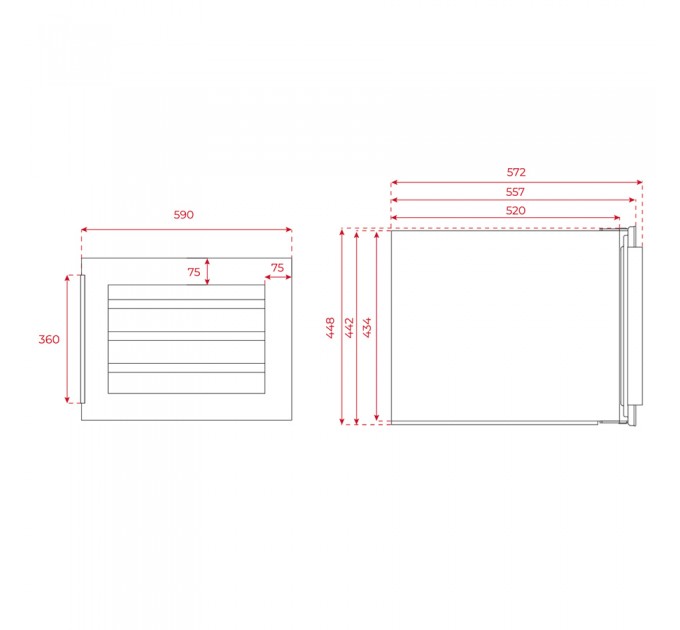 Вбудована винна шафа Teka RVI 10024 (113600009) чорний