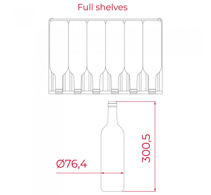 Вбудована винна шафа Teka RVI 10024 (113600009) чорний