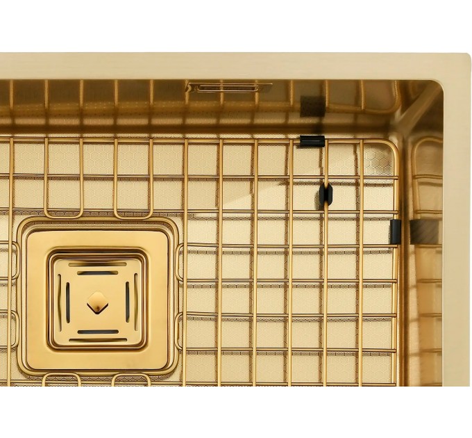 Кухонна мийка Fabiano Quadro 53 Celldecor Nano Gold