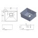 Кухонна мийка Fabiano Quadro 53 Celldecor Nano Gold