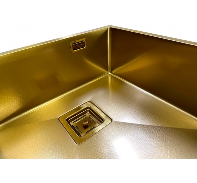Кухонна мийка Fabiano Quadro 53 Celldecor Nano Gold
