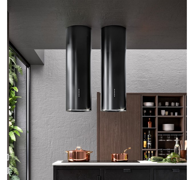 Витяжка кухонна Falmec POLAR Black Isola 35 (800) CPWI90.E2P2#ZZZN491F