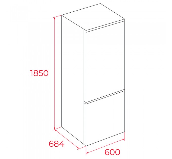 Холодильник Teka RBF 3450 GBK (113410014) чорне скло