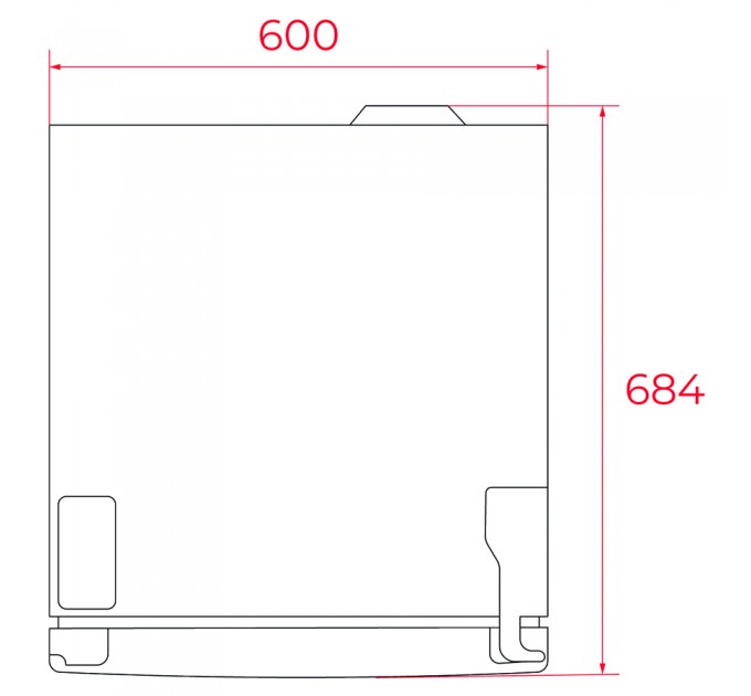 Холодильник Teka RBF 3450 GBK (113410014) чорне скло
