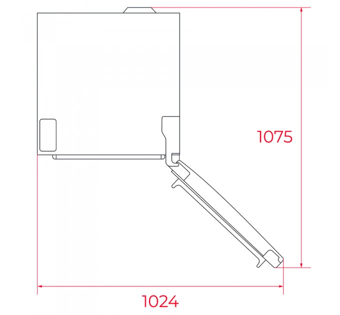 Холодильник Teka RBF 3450 GBK (113410014) чорне скло