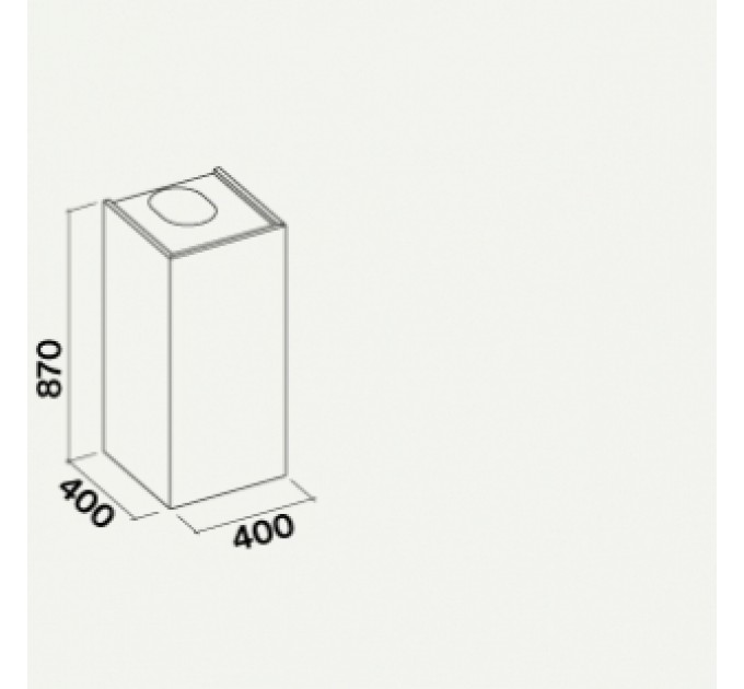 Витяжка кухонна Falmec MIRA Black 40 (800) CMWN40.E1P2#ZZZN491F