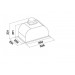 Витяжка кухонна Falmec GRUPPO INCASSO Green Tech 50 Stainless steel (800) CGRW50.E1P2#ZZZI491F