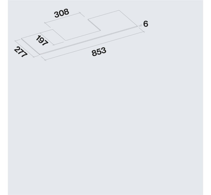 Вытяжка кухонная Falmec VIRGOLA No-Drop Touch 90 BLACK (800) CVJN90.E23P2#ZZZN490F