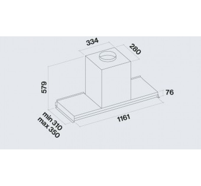 Вытяжка кухонная Falmec Virgola NRS 120 inox 800 CVJN20.E16P2#ZZZ3490F