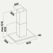 Витяжка кухонна Falmec LUCE Isola 90 Black Glass (800) CLHI90.00P6#ZZZN491F