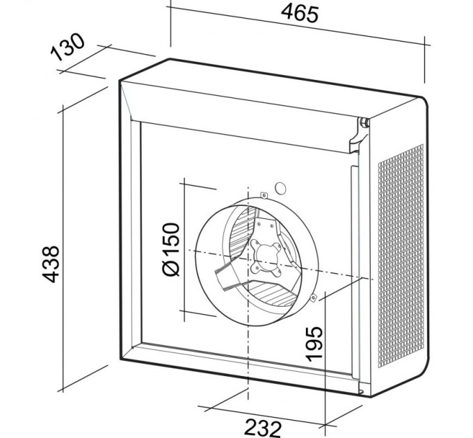 Виносний витяжний мотор Falmec KACL.786#41F