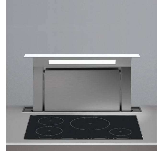 Витяжка кухонна Falmec DOWN DRAFT tavolo 90 vetro bianco CDDW90.E1P2#ZZZF400F