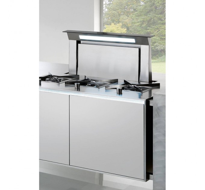 Витяжка кухонна Falmec DOWN DRAFT tavolo 90 vetro nero CDDW90.E1P2#ZZZN400F