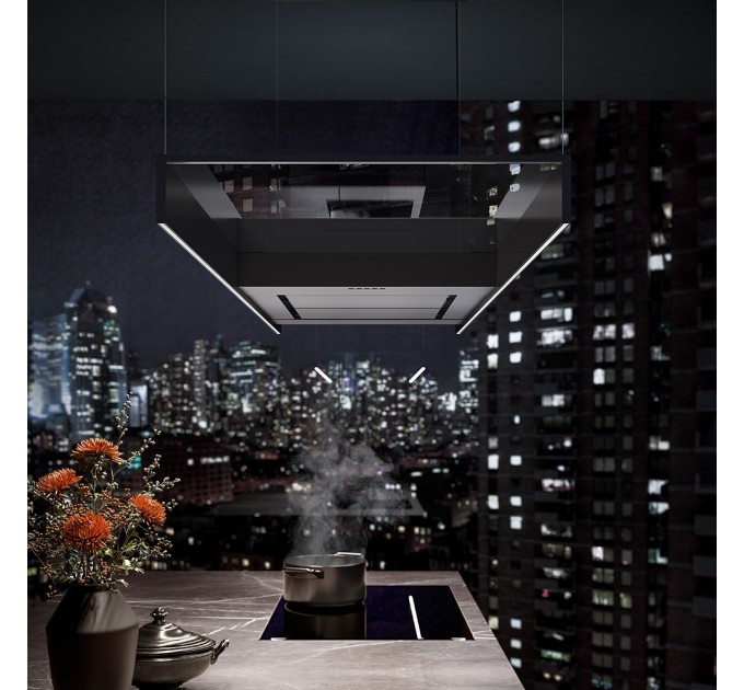 Витяжка кухонна Falmec LIGHT 180 BLACK 500 CLTI80.E0P2#NRSN451F