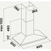 Витяжка кухонна Falmec MIZAR 60 Stainless steel (800) CMON60.E0P2#ZZZI491F