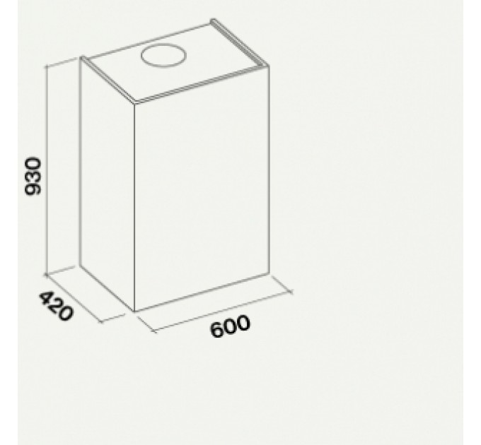 Витяжка кухонна Falmec ALTAIR 60 Stainless steel (800) CVON60.E0P2#ZZZI491F