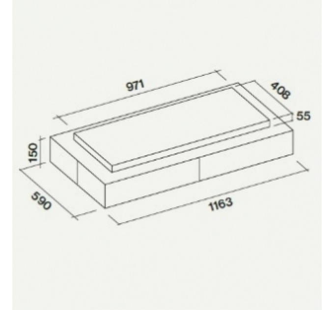Витяжка кухонна Falmec VEGA Isola 115 Stainless steel (600) CVGI15.E0P7#ZZZI461F