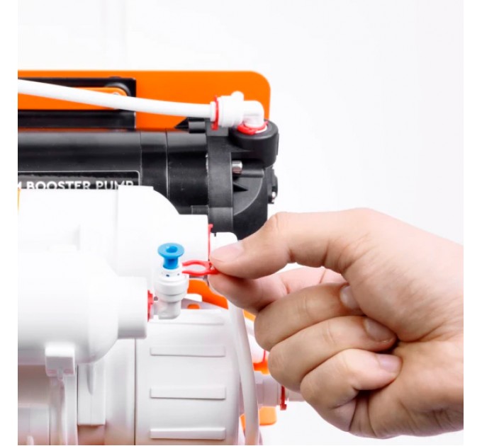 Фільтр зворотного осмосу Ecosoft Absolute з мінералізатором з помпою на станині