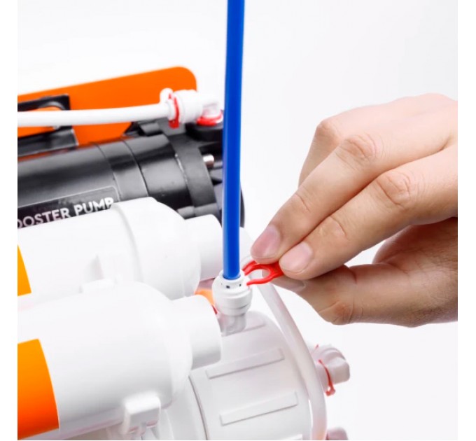 Фільтр зворотного осмосу Ecosoft Absolute з мінералізатором з помпою на станині