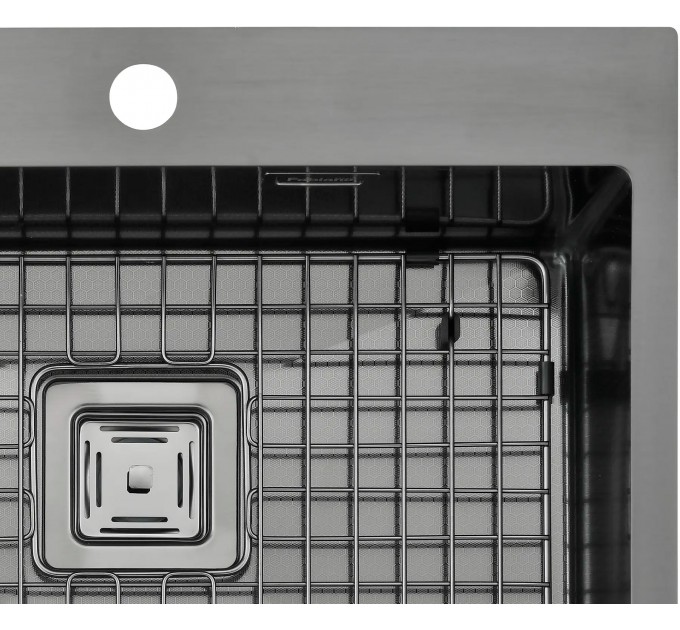 Кухонная мойка Fabiano TOP 49 Celldecor Nano Graphite
