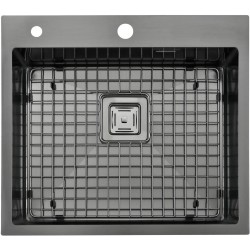 Кухонная мойка Fabiano TOP 56 Celldecor Nano Graphite