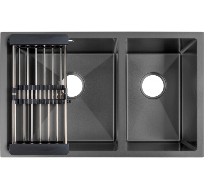 Кухонна мийка Gunter & Hauer Oder 7322 Black (73x45 см) чорний