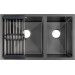 Кухонна мийка Gunter & Hauer Oder 7322 Black (73x45 см) чорний