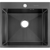 Кухонна мийка Gunter & Hauer Mindel 5522 Black (55x51 см) чорний Кухонна мийка Gunter & Hauer Mindel 5522 Black (55x51 см) чорний