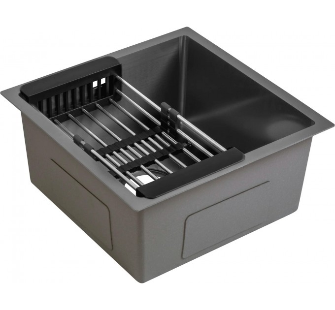 Кухонная мойка Gunter & Hauer Olef 4522 Black (45x45 см) черный