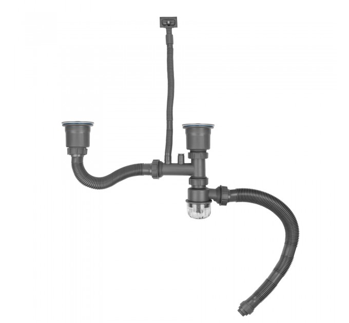 Кухонна мийка Gunter & Hauer Laber 8622 Black (86x51 см) чорний