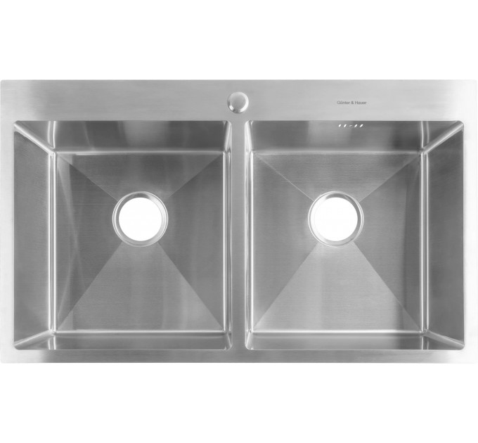 Кухонна мийка Gunter & Hauer Laber 8622 Inox (86x51 см) нержавіюча сталь