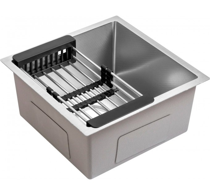 Кухонная мойка Gunter & Hauer Olef 4522 Inox Honey (45x45 см) нержавеющая сталь