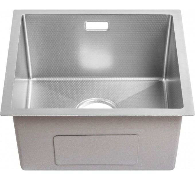 Кухонная мойка Gunter & Hauer Olef 4522 Inox Honey (45x45 см) нержавеющая сталь