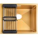 Кухонна мийка Gunter & Hauer Ruwer 5522 Gold (55x45 см) золотий