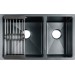Кухонна мийка Gunter & Hauer Oder 7322 Black Honey (73x45 см) чорний