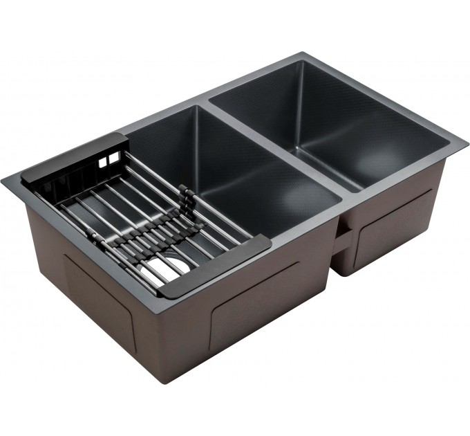 Кухонна мийка Gunter & Hauer Oder 7322 Black Honey (73x45 см) чорний