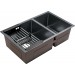 Кухонна мийка Gunter & Hauer Oder 7322 Black Honey (73x45 см) чорний