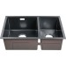 Кухонна мийка Gunter & Hauer Oder 7322 Black Honey (73x45 см) чорний