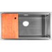 Кухонна мийка Gunter & Hauer Federbach 8022 Inox Honey (80x45 см) нержавіюча сталь