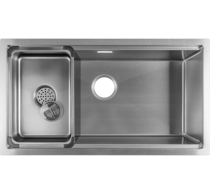 Кухонна мийка Gunter & Hauer Federbach 8022 Inox Honey (80x45 см) нержавіюча сталь