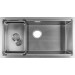 Кухонна мийка Gunter & Hauer Federbach 8022 Inox Honey (80x45 см) нержавіюча сталь