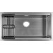 Кухонна мийка Gunter & Hauer Federbach 8022 Inox Honey (80x45 см) нержавіюча сталь