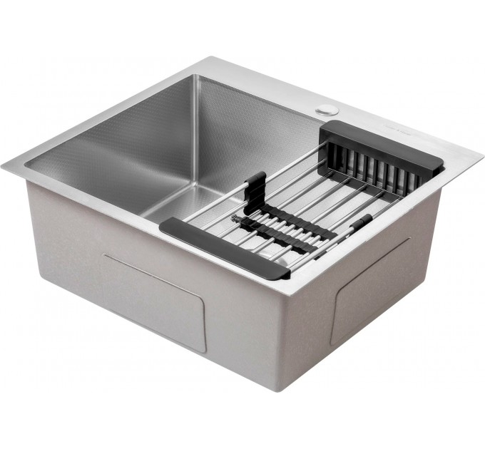 Кухонна мийка Gunter & Hauer Mindel 5522 Inox Honey (55x51 см) нержавіюча сталь